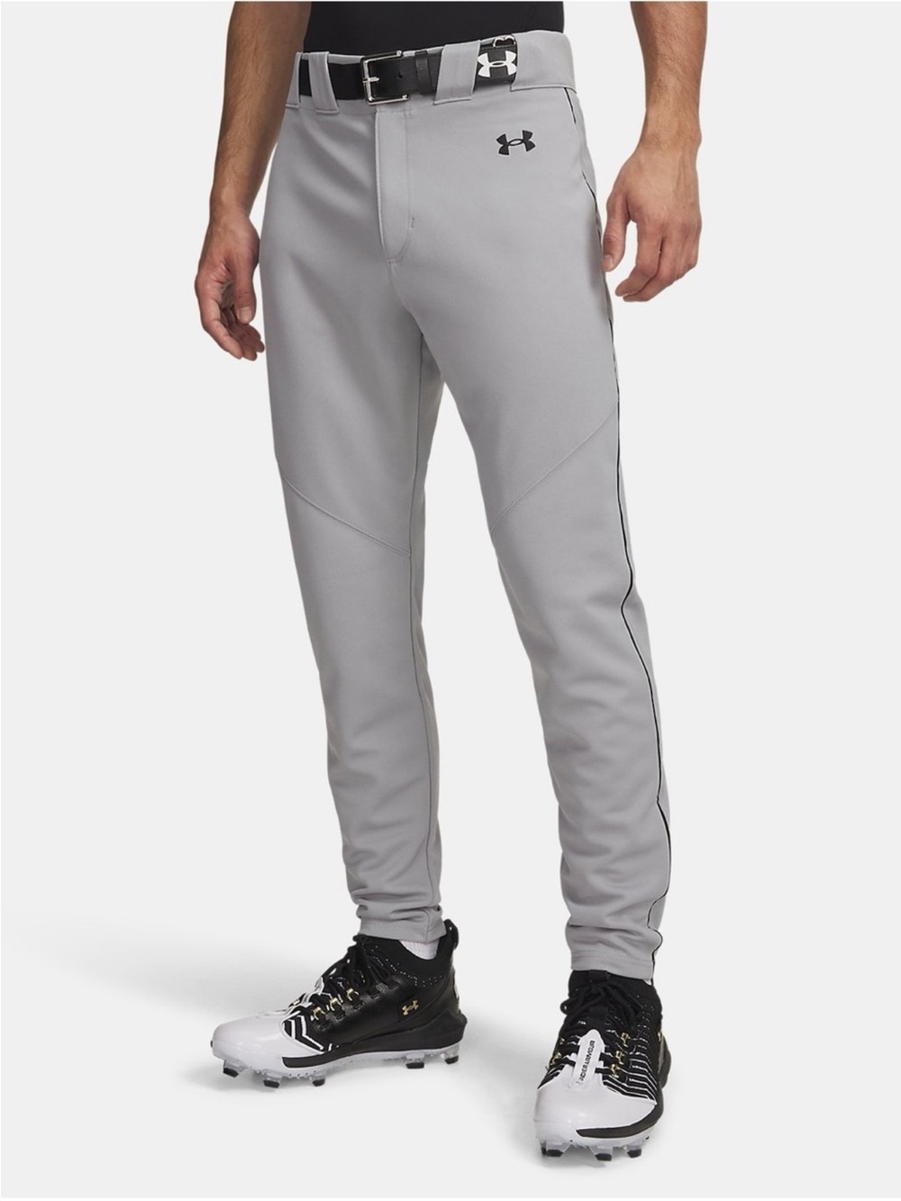 Under Armour Men's large Utility Baseball Piped Pants gray
